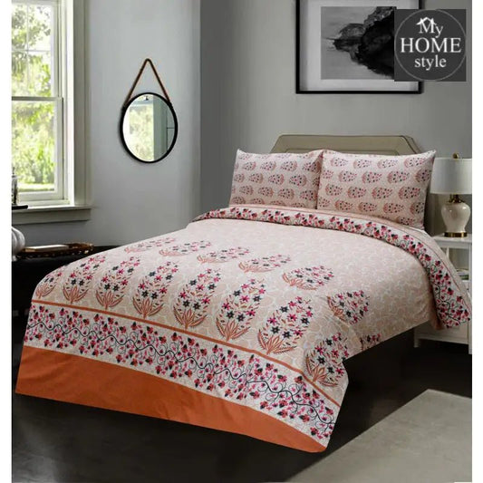 Premium Printed Bed Sheet 837 - myhomestyle.pk