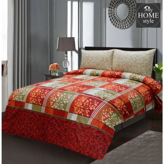 Premium Printed Bed Sheet 844 - myhomestyle.pk