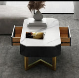 Rectangular Coffee Table with Drawers - 1379 - myhomestyle.pk