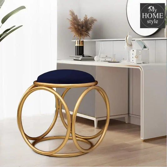 Round stool 1 Seater With Steel Stand - 363 - myhomestyle.pk