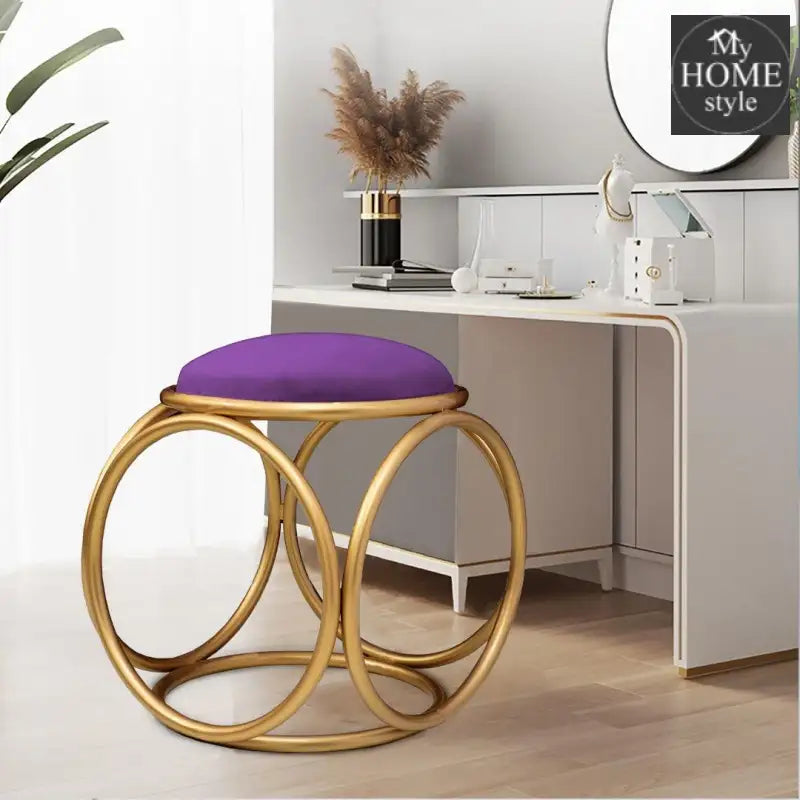 Round stool 1 Seater With Steel Stand -364 - myhomestyle.pk