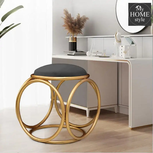 Round stool 1 Seater With Steel Stand -365 - myhomestyle.pk