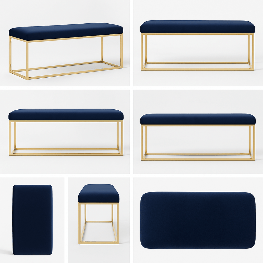Royal Sapphire Bench - 1545 - myhomestyle.pk