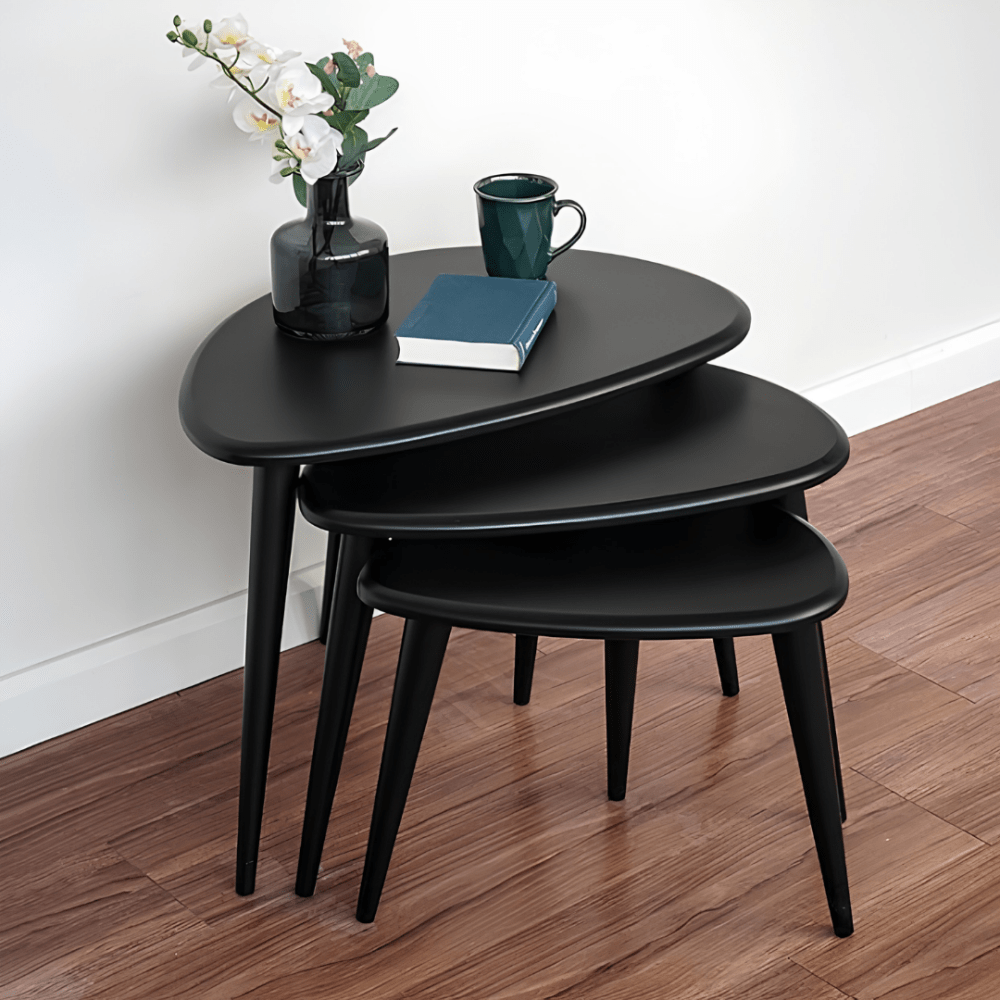 Set of 3 Mid Century Modern Tables - 1579 - myhomestyle.pk