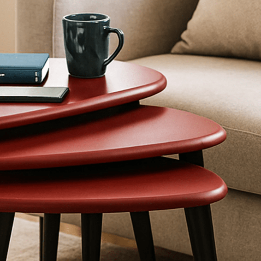 Set of 3 Mid Century Modern Tables - 1580 - myhomestyle.pk