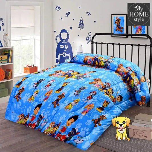 Single Kids Printed Comforter Set - 03 - myhomestyle.pk