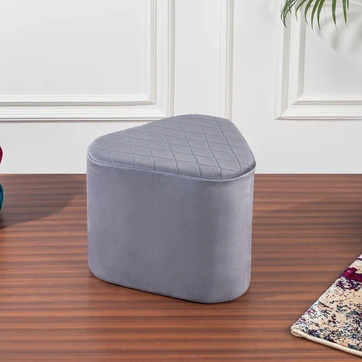 Triangular Point Stool Single Seater Luxury Triangular Stool - 1433 – myhomestyle.pk