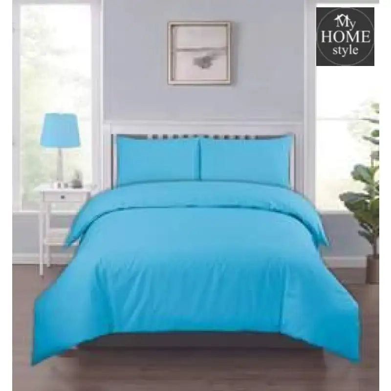 Sky Blue- Quilt Cover Set - myhomestyle.pk