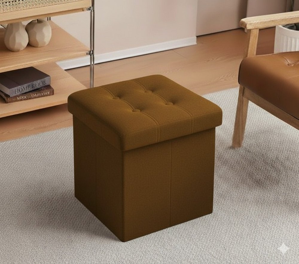 Square Shape Luxury Ottoman Stool - 1464 - myhomestyle.pk