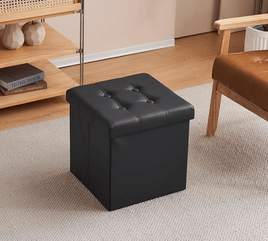 Square Shape Luxury Ottoman Stool - 1464 - myhomestyle.pk