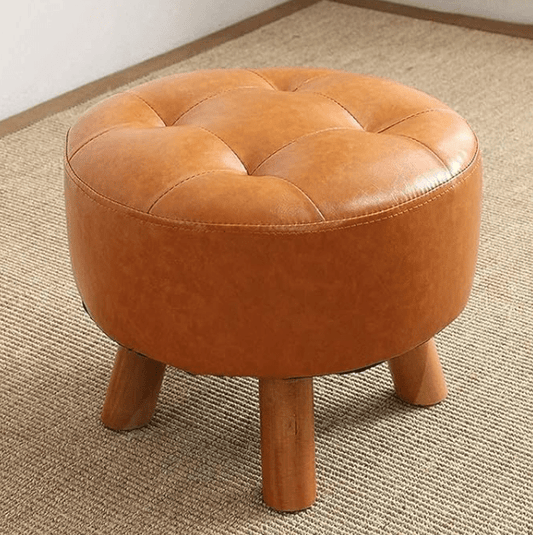 Tufted Single Ottoman Luxury Stool - 1437 - myhomestyle.pk