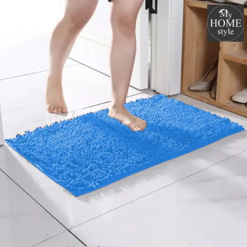 Velvet Anti Slip Bathroom Bath Mat - 034 - myhomestyle.pk