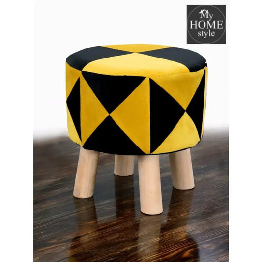 Wooden Round Stool - 1071 - myhomestyle.pk