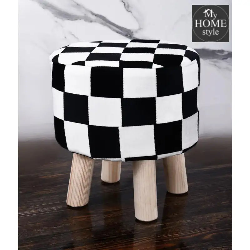 Wooden Round Stool-1072 - myhomestyle.pk