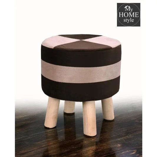 Wooden Round Stool - 1074 - myhomestyle.pk