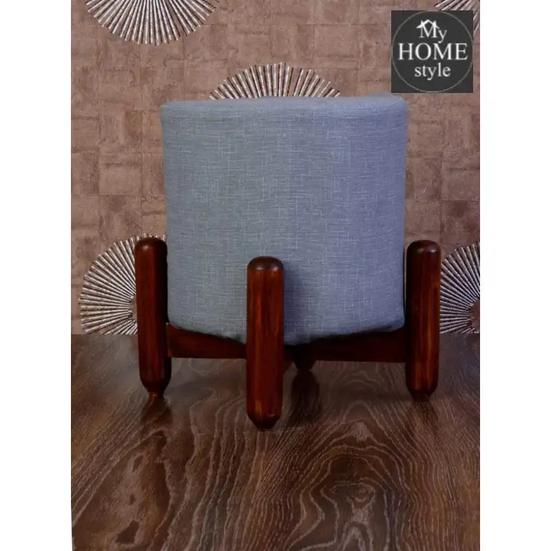 Wooden stool round shape-51 - myhomestyle.pk