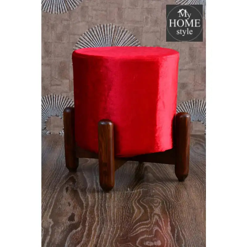 Wooden stool round shape-64 - myhomestyle.pk