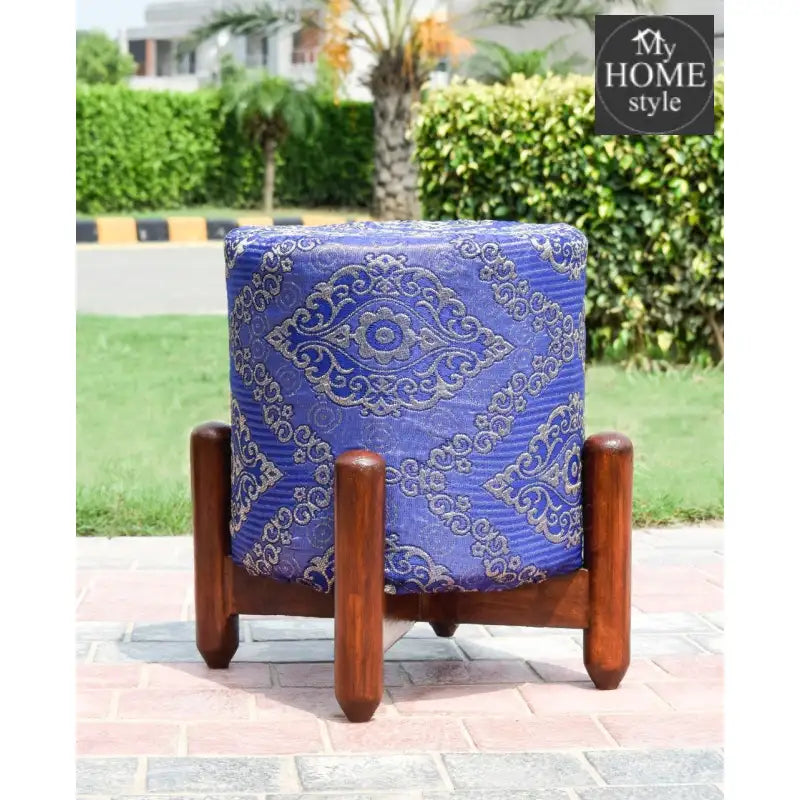 Wooden stool round shape-95 - myhomestyle.pk