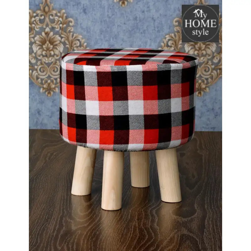 Wooden stool round shape-135 - myhomestyle.pk