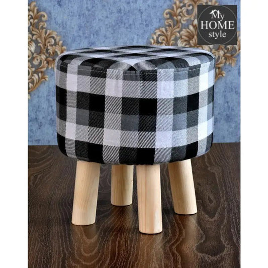 Wooden stool round shape - 137 - myhomestyle.pk