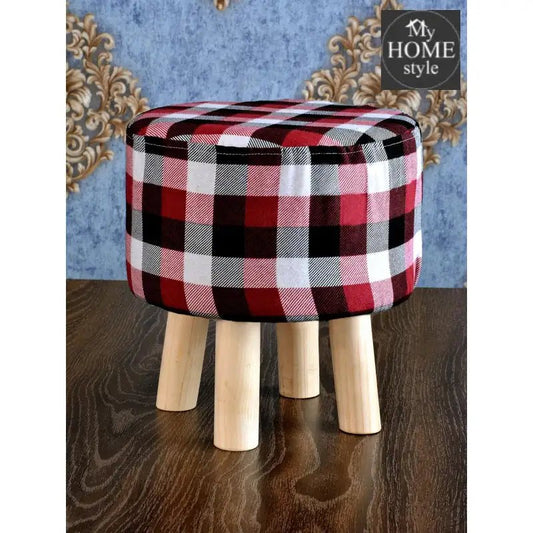 Wooden stool round shape - 138 - myhomestyle.pk