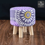 Wooden stool round shape-147 - myhomestyle.pk