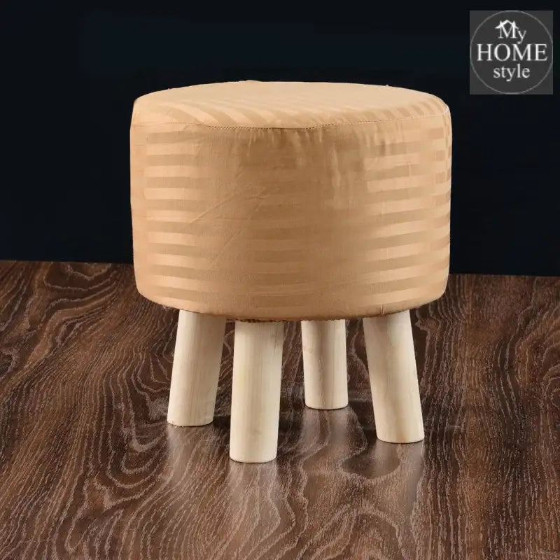 Wooden stool round shape-157 - myhomestyle.pk