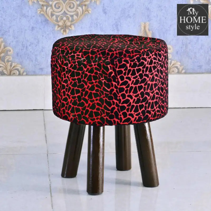 Wooden stool Round shape-217 Large - myhomestyle.pk