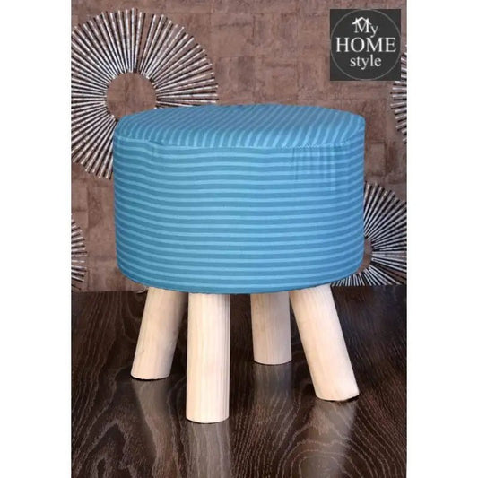 Wooden stool round shape - 27 - myhomestyle.pk