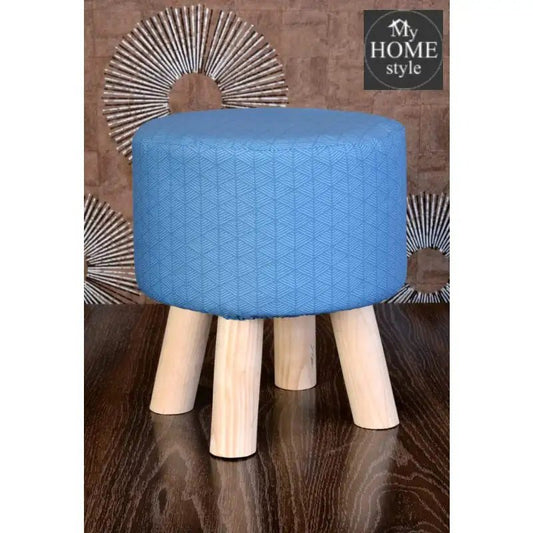 Wooden stool round shape - 28 - myhomestyle.pk