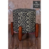 Wooden stool round shape-35 - myhomestyle.pk