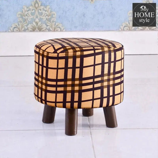 Wooden stool round shape - 395 - myhomestyle.pk