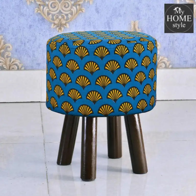 Wooden stool round shape-429 - myhomestyle.pk