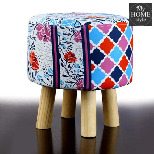 Wooden stool round shape - 448 - myhomestyle.pk