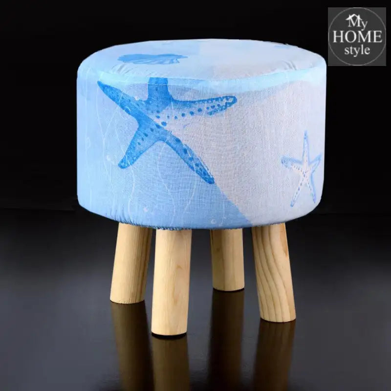 Wooden stool round shape-462 - myhomestyle.pk