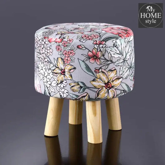 Wooden stool round shape - 466 - myhomestyle.pk