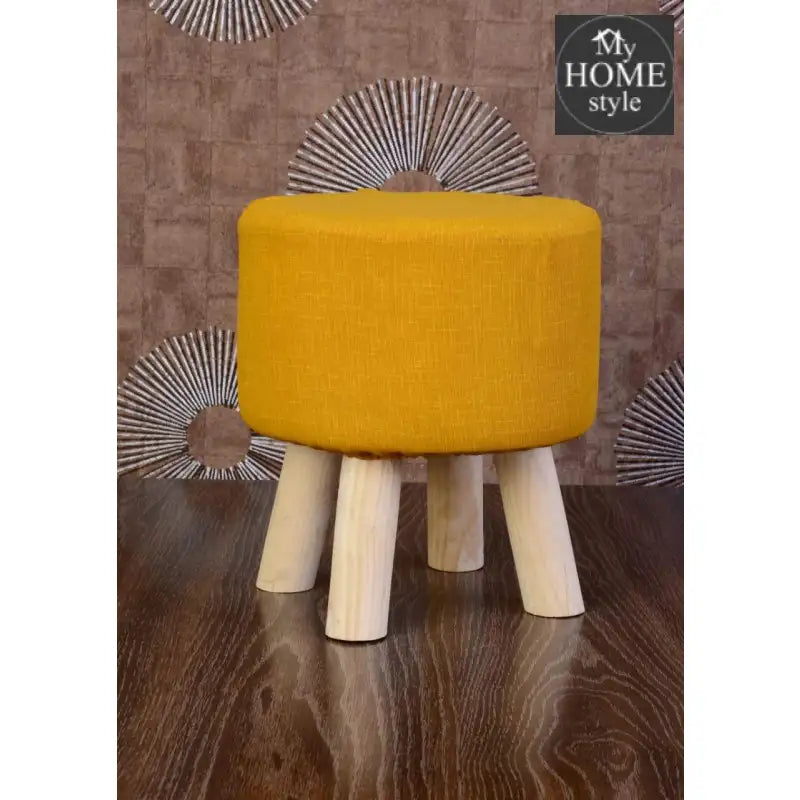 Wooden stool round shape-47 - myhomestyle.pk
