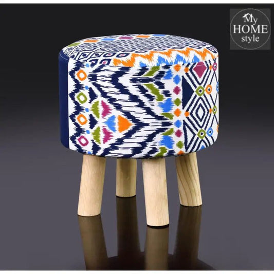 Wooden stool round shape - 582 - myhomestyle.pk