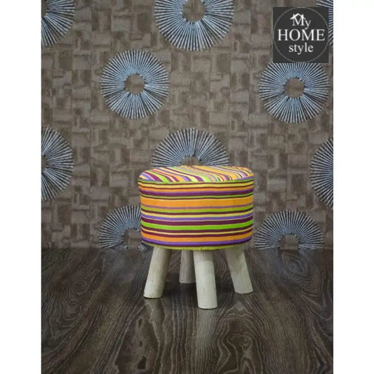 Wooden stool round shape - 59 - myhomestyle.pk