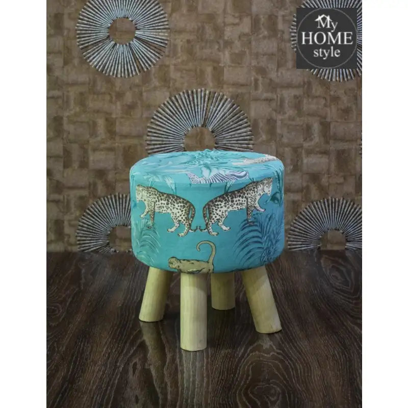 Wooden stool round shape-61 - myhomestyle.pk