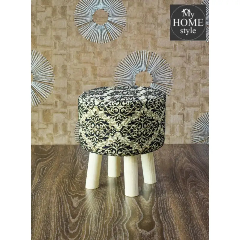 Wooden stool round shape-73 - myhomestyle.pk
