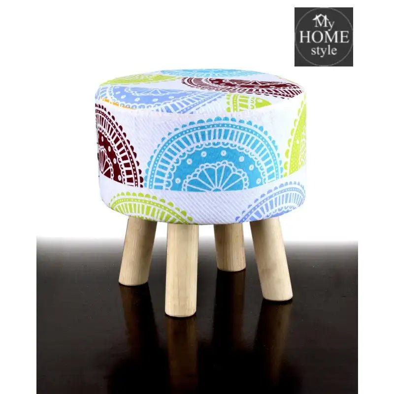 Wooden stool round shape - 752 - myhomestyle.pk