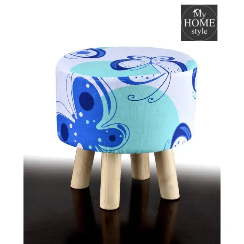 Wooden stool round shape - 755 - myhomestyle.pk