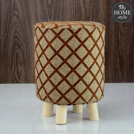 Wooden stool round shape - 94 - myhomestyle.pk