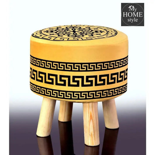 Wooden stool Vercase Design round shape - 735 - myhomestyle.pk