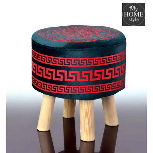 Wooden stool Vercase Design round shape - 736 - myhomestyle.pk