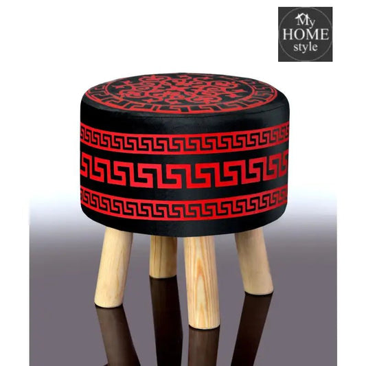 Wooden stool Vercase Design round shape - 741 - myhomestyle.pk