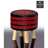 Wooden stool Vercase Design round shape-741 - myhomestyle.pk