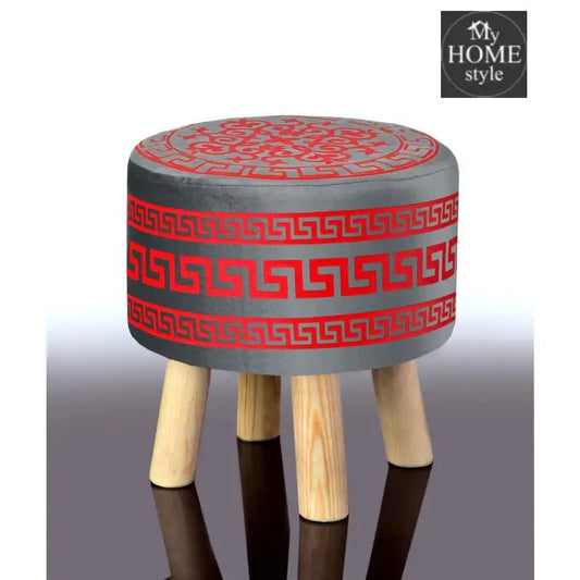 Wooden stool Vercase Design round shape - 746 - myhomestyle.pk