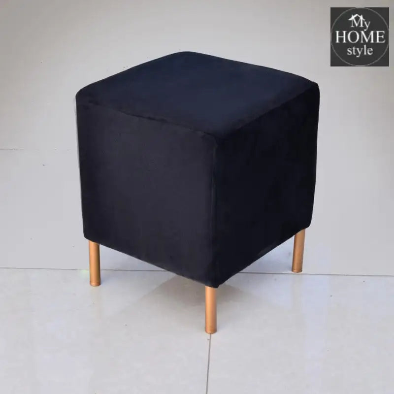 Wooden stool With Steel Stand -295 - myhomestyle.pk